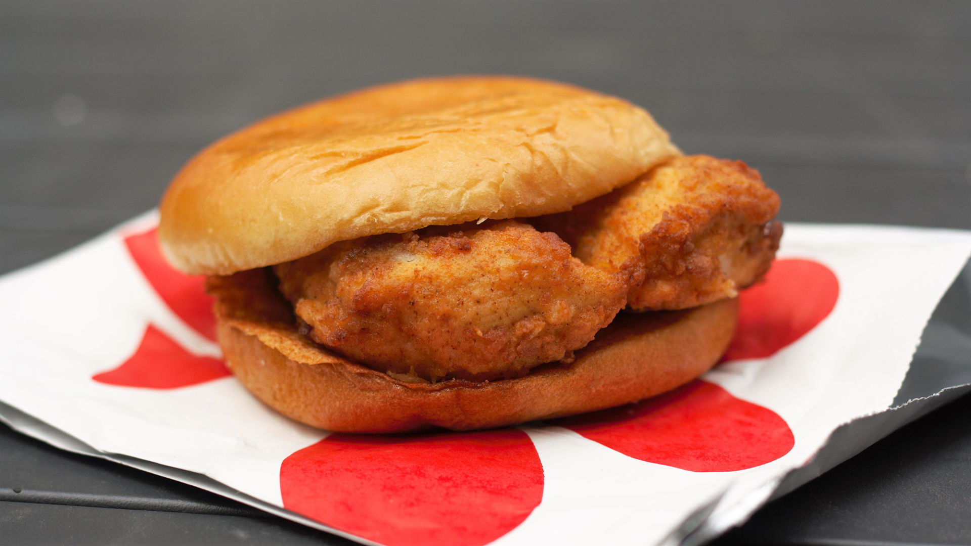 3. Chick-fil-A chicken sandwich at Chick-fil-A